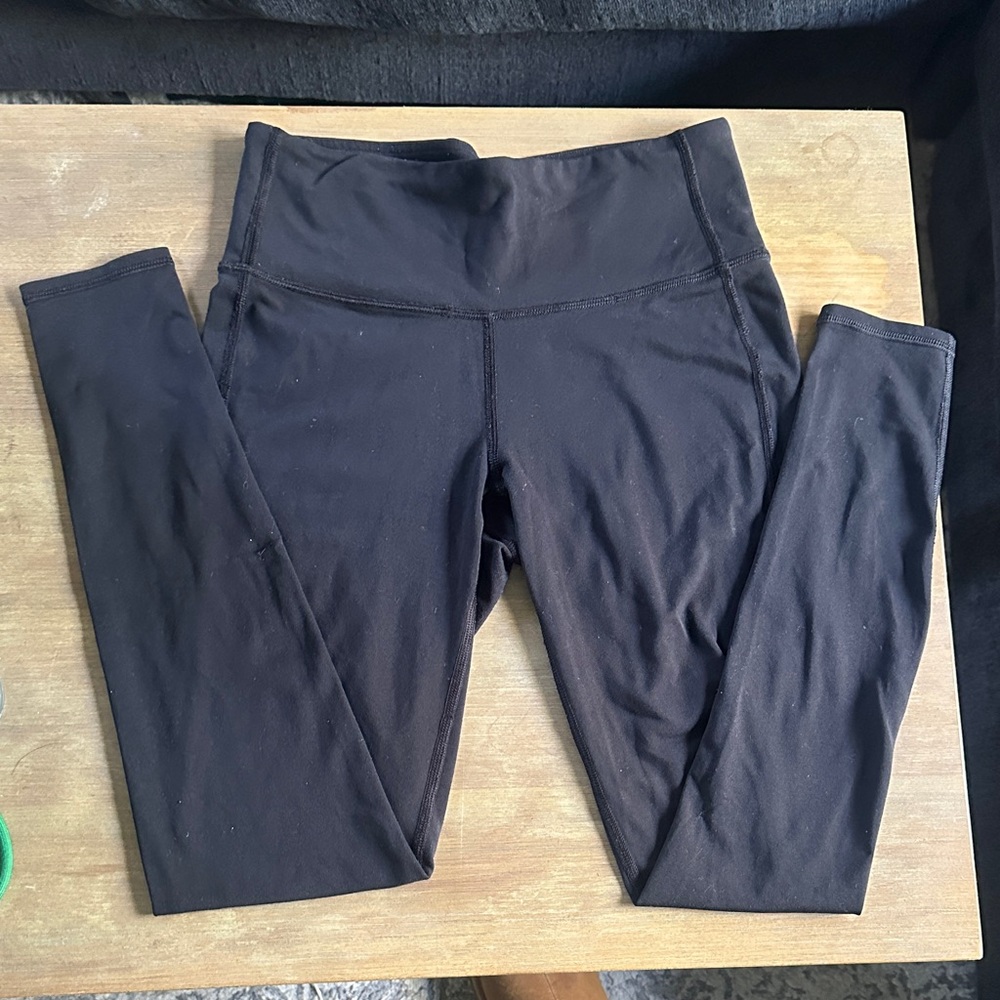 Athleta Black High-Rise chaturanga tight sz small